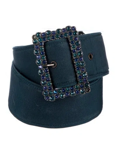 Pre-owned Lanvin Waist Belt In Blue