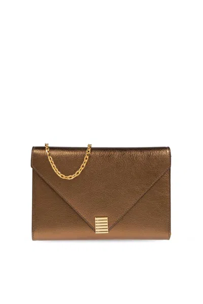 Lanvin Concerto Arpège Wallet Bag In Gold