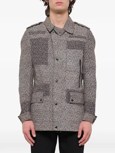 Lanvin Washed Safari Jacket In Blue