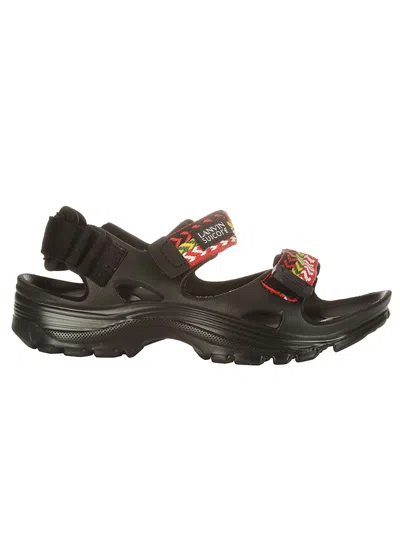 LANVIN WAVE CURB SANDALS