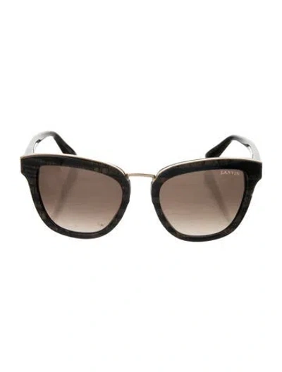 Pre-owned Lanvin Wayfarer Gradient Sunglasses In Multi