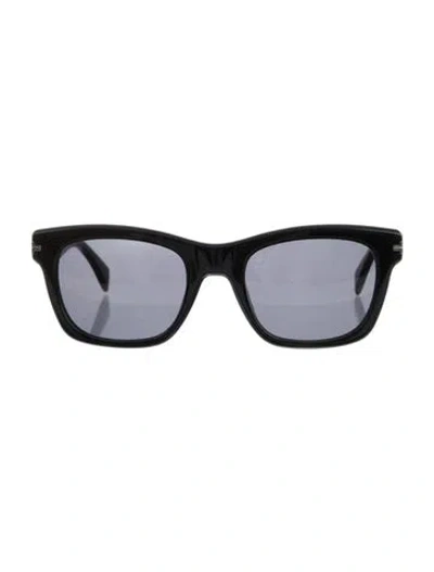 Pre-owned Lanvin Wayfarer Tinted Sunglasses In Black