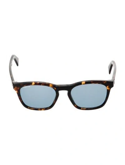 Pre-owned Lanvin Wayfarer Tinted Sunglasses W/ Tags In Brown