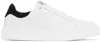 Lanvin Low-top Sneaker In Smooth Calf Leather In 0010 White/black