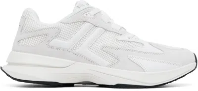 Lanvin Jla Sneakers Mesh Panels Rubber Sole In White