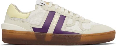 Lanvin Clay Sneakers With Translucid Sole In White
