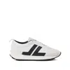 Lanvin Bumpr Nylon Sneakers In White