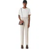 Lanvin Cigarette Pants In Technical Cotton In White