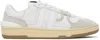 Lanvin Mesh And Leather Clay Sneakers With In White00