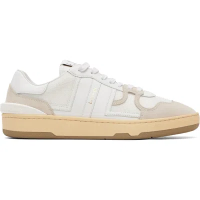 Lanvin White Polyester-blend Clay Sneakers