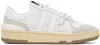 Lanvin Mesh And Leather Clay Sneakers With In 00 White