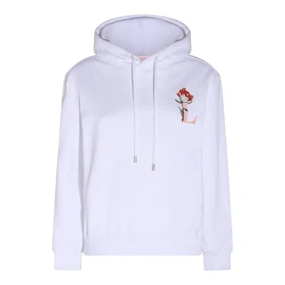 Lanvin White Cotton Rabbit Sweatshirt