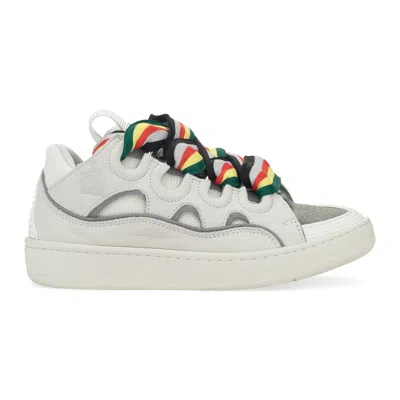 LANVIN WHITE CURB LIGHT SNEAKERS