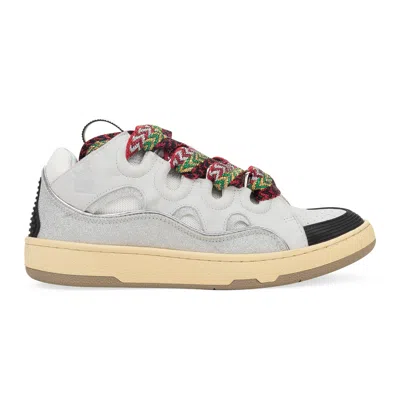 Lanvin White Curb Sneakers