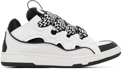 Lanvin White Curb Sneakers