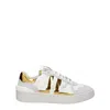 Lanvin White Fabric Low Top Women's Sneakers In White