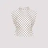 Lanvin Cropped Sleeveless Top Women In White