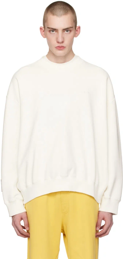 Lanvin White Future Edition Sweatshirt In 074 White Mustang