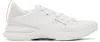 Lanvin L-i Lace-up Sneakers In White Mesh In White00