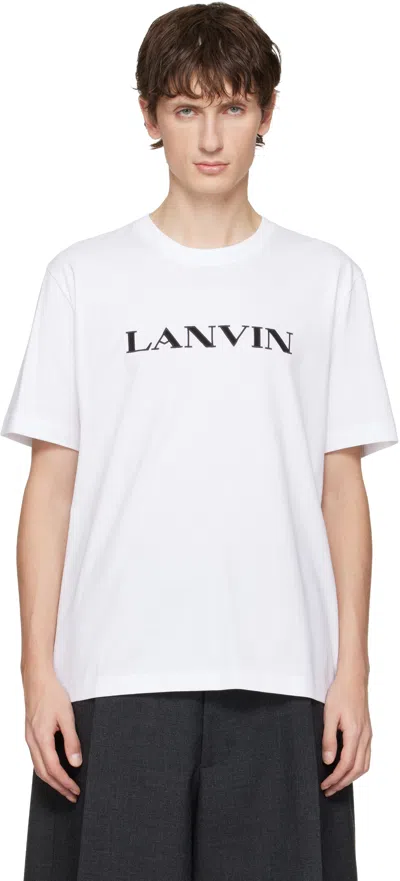 Lanvin T-shirt With Logo In White