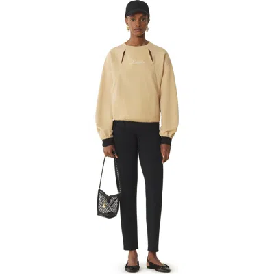 Lanvin White  Ribbon Sweatshirt In Neutral