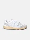 Lanvin White Leather Blend Sneakers In White
