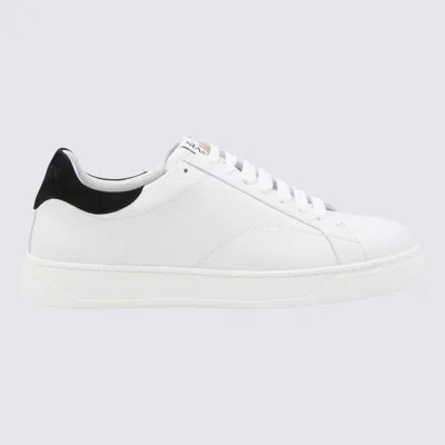 LANVIN WHITE LEATHER DBBO SNEAKERS