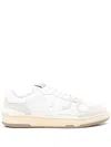 Lanvin White Leather Sneakers In White