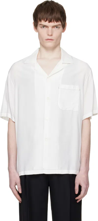 Lanvin White 'mother And Daughter' Print Shirt