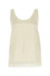 Lanvin Ivory Viscose Top In White