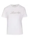 Lanvin Sequin T-shirt In White