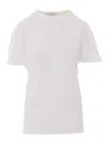Lanvin Cape-effect T-shirt In White
