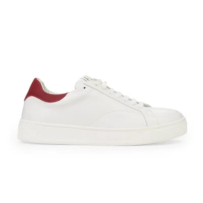 Lanvin White/red Ddb0 Sneakers