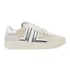 Lanvin White/silver Clay Low Top Sneakers In White