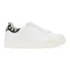 Lanvin White/silver Ddb0 Avec Studs Sneakers In White