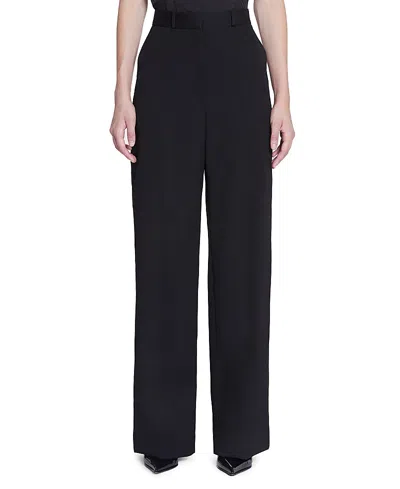 Lanvin Wide Leg Pants In Black