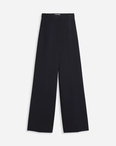 Lanvin Wide Leg Pants In Black