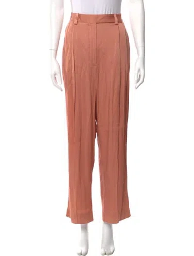 Pre-owned Lanvin Wide Leg Pants In Pink
