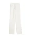 Lanvin Wide-leg Track Pants In White