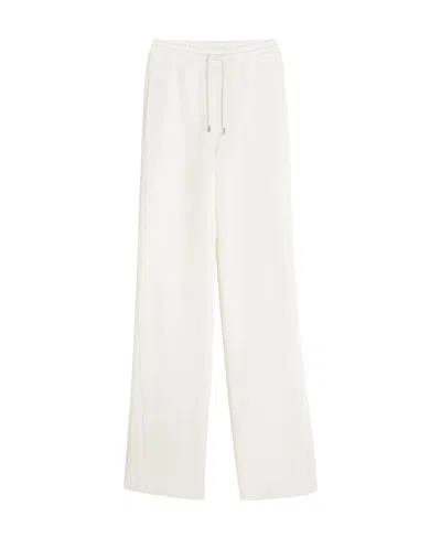 Lanvin Wide-leg Track Pants In White