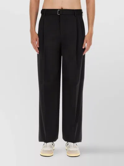 LANVIN WIDE LEG TROUSERS BUTTON DETAIL