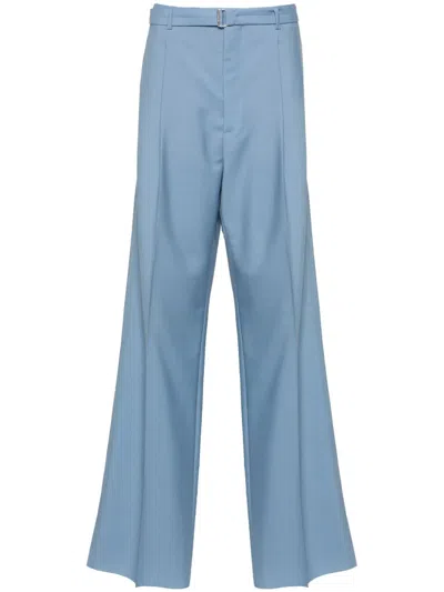 LANVIN WIDE-LEG WOOL TROUSERS