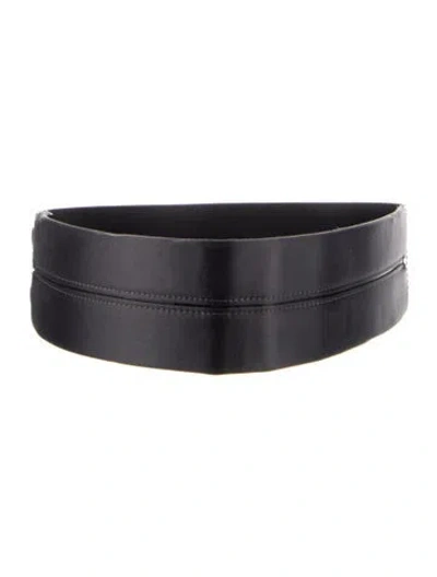 Pre-owned Lanvin Wide Waist Belt In Multi