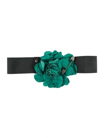 Pre-owned Lanvin Wide Waist Belt In Multi