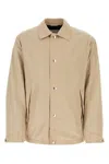 Lanvin Cappuccino Polyester Windbreaker In Beige