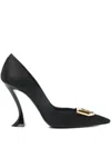 Lanvin With Heel In Black
