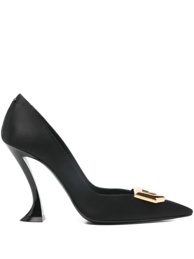 Lanvin With Heel In Black