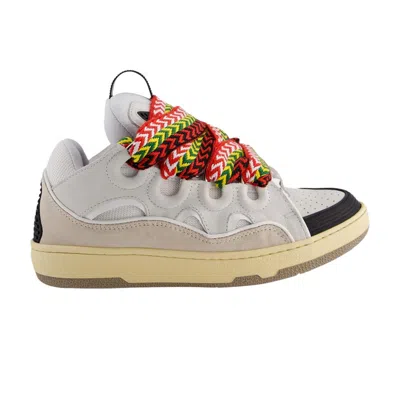 Pre-owned Lanvin Wmns Curb Sneaker 'off White Black' | Women's Size 41
