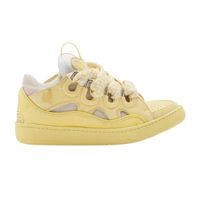 Pre-owned Lanvin Wmns Curb Sneakers 'corn' In Yellow