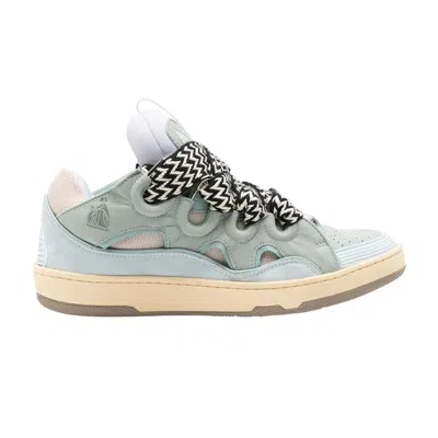Pre-owned Lanvin Wmns Curb Sneakers 'light Blue Green' | Women's Size 39